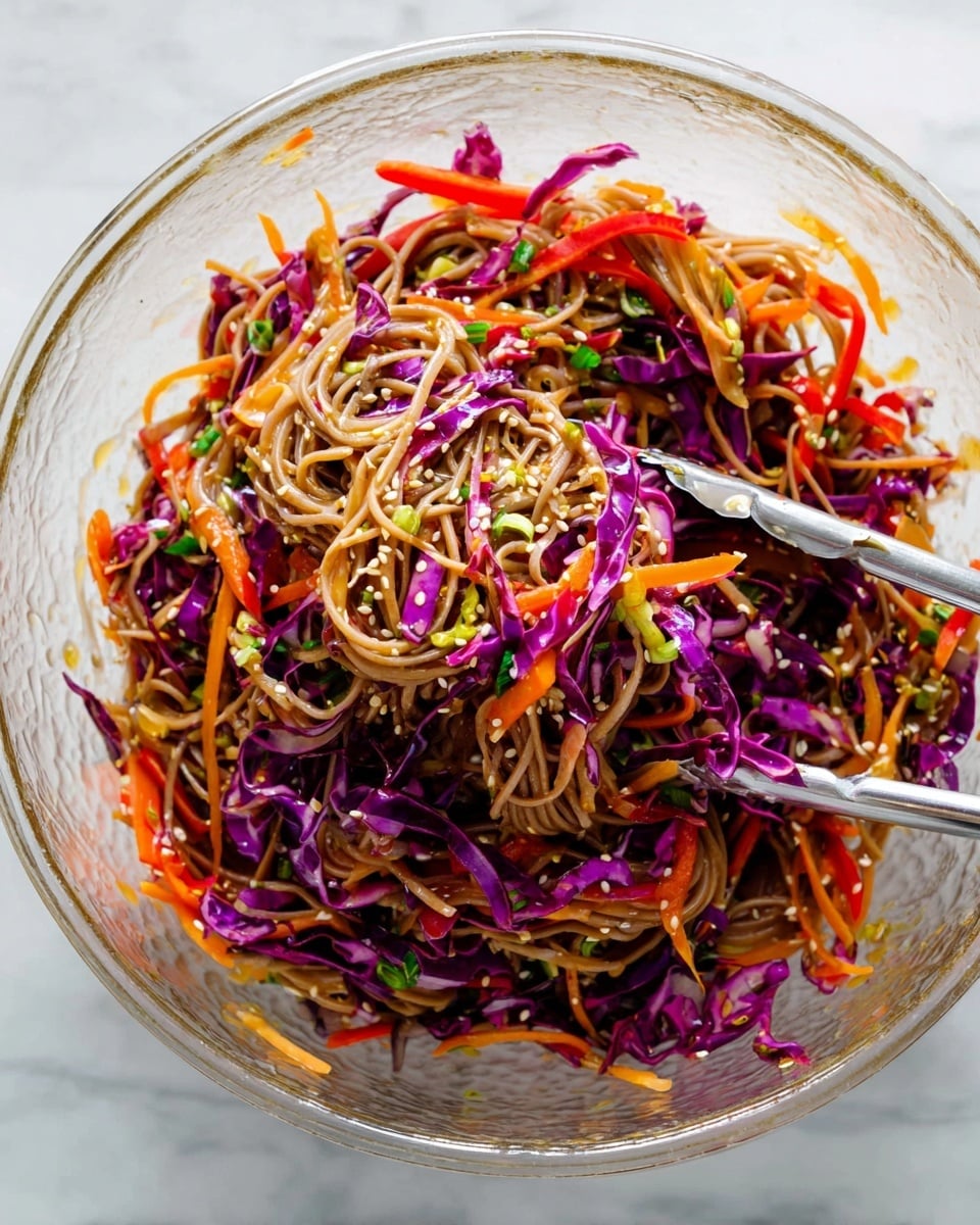 Veggie Sesame Noodles Recipe